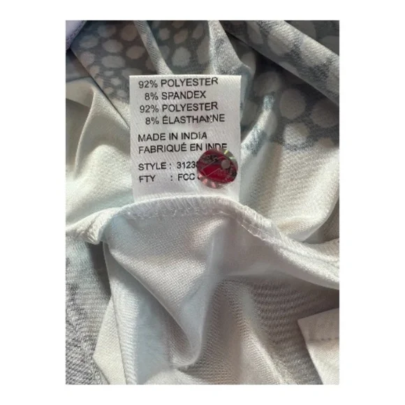 EUC Jamie Sadock sleeveless Avatar golf shirt bubble print quarter zip | - Picture 8 of 8